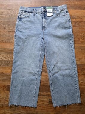 Terra & Sky Light Blue High-Rise Wide Leg Jeans